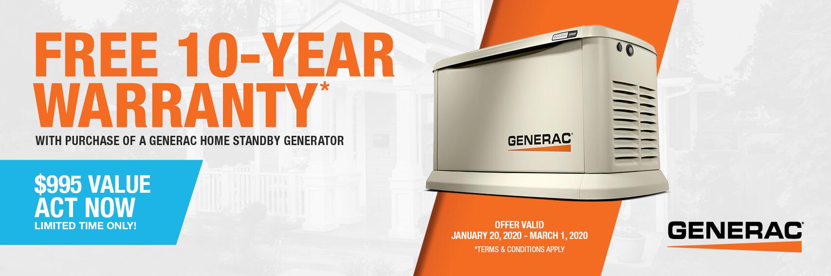 Homestandby Generator Deal | Warranty Offer | Generac Dealer | Lexington, OK